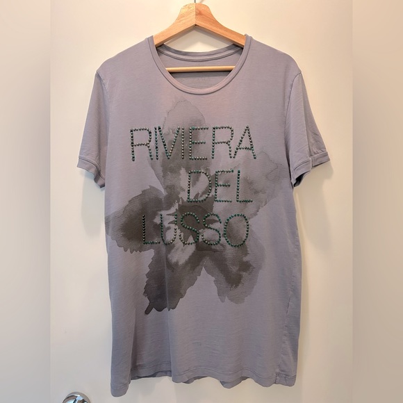 Zara Grey Men's T-Shirt, Zara Grey Women's Oversized T-Shirt - Picture 2 of 3